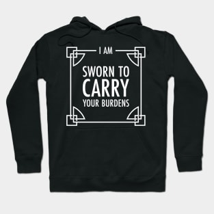 I am Sworn to Carry Your Burdens - Lydia Skyrim Bag Hoodie